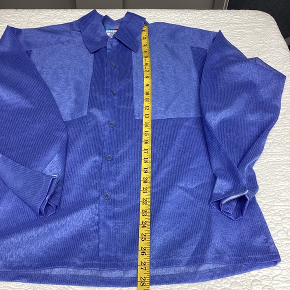 Sunveil Sun Protection UPF Protection Long Sleeve Top Women’s Size Medium Blue - Picture 7 of 10